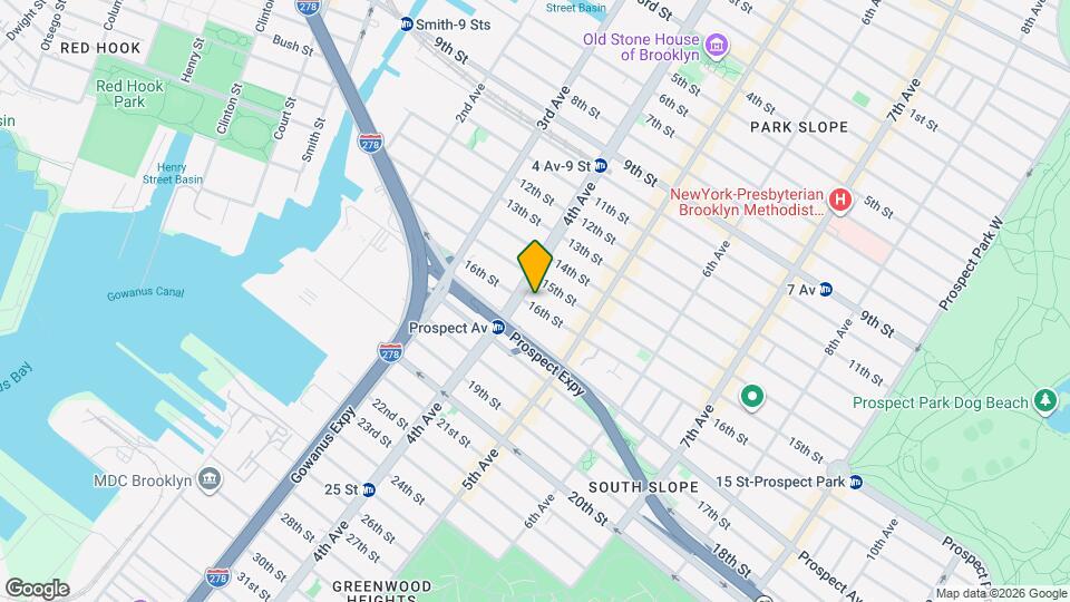 139 16th St, Unit Garden Apartment Map and Location Details