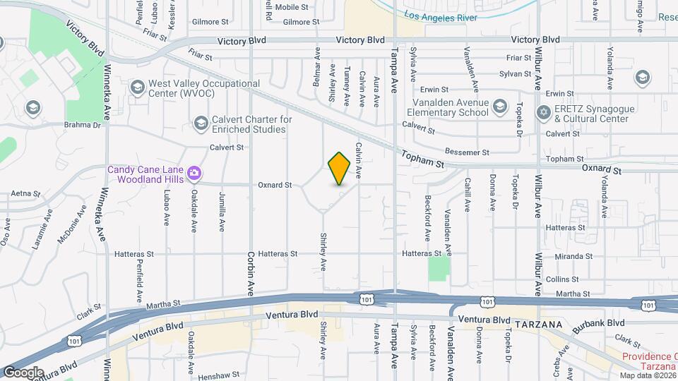 19439 Oxnard St Map and Location Details