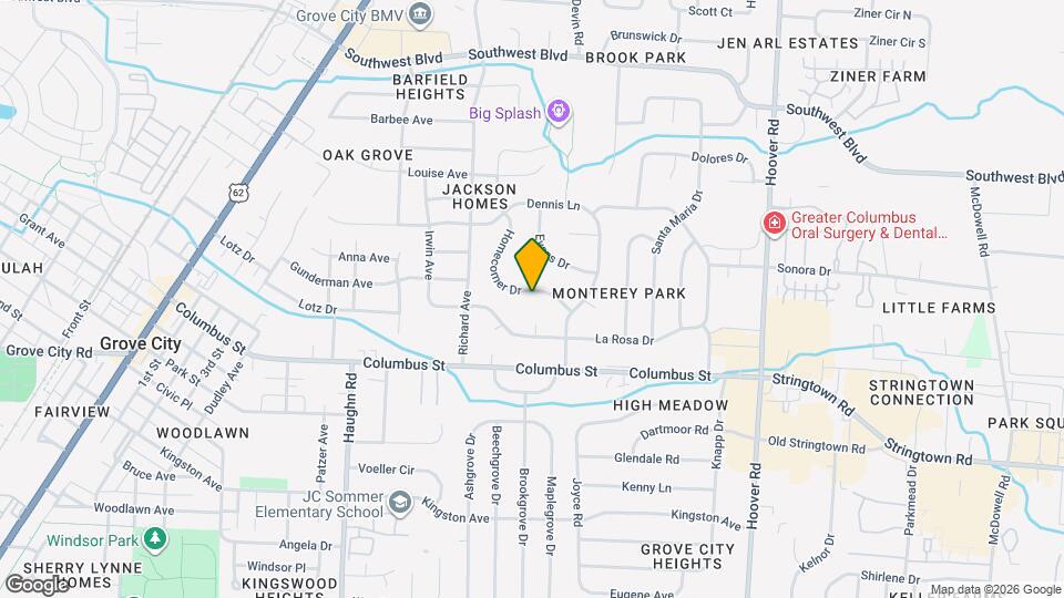 2839 Homecomer Dr Mapa y Detalles de la Ubicación
