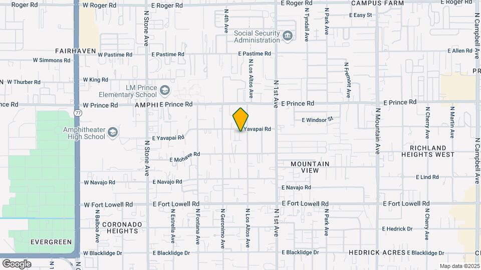 420-460 E Yavapai Rd Mapa y Detalles de la Ubicación