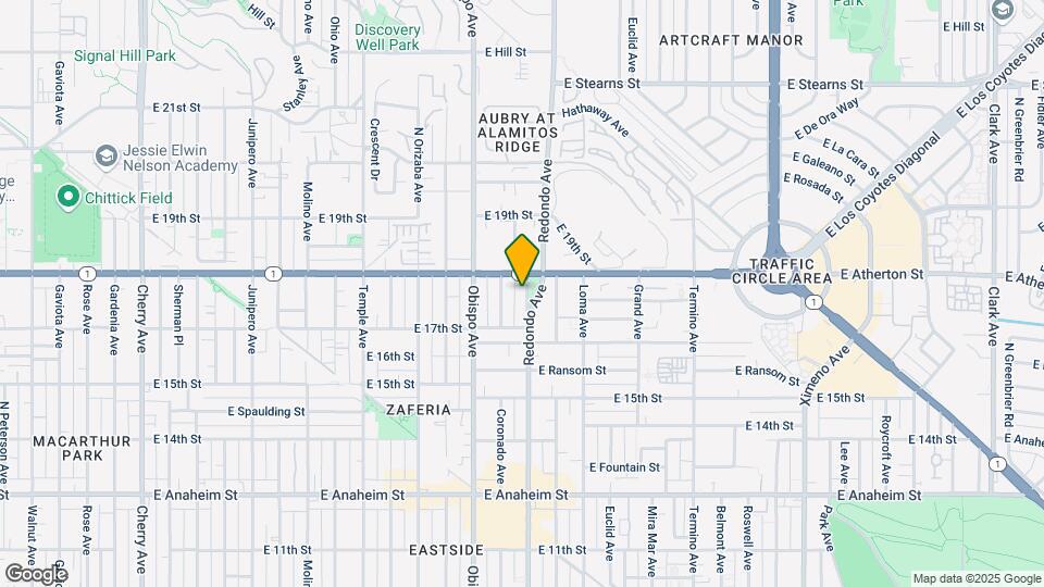 1761 Redondo Ave Map and Location Details
