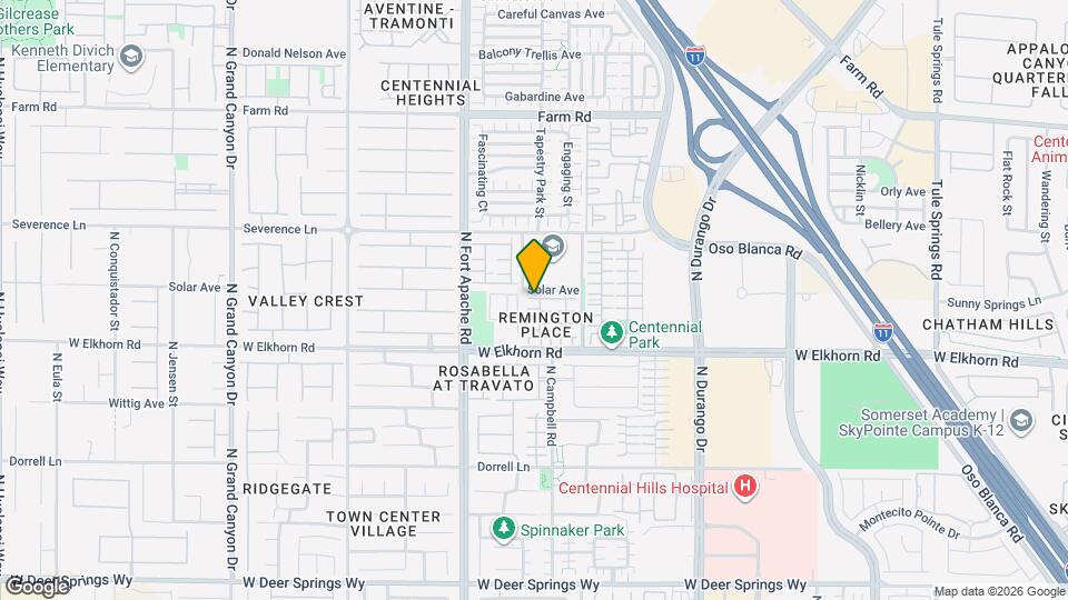 9049 Boston Springs Ave Map and Location Details