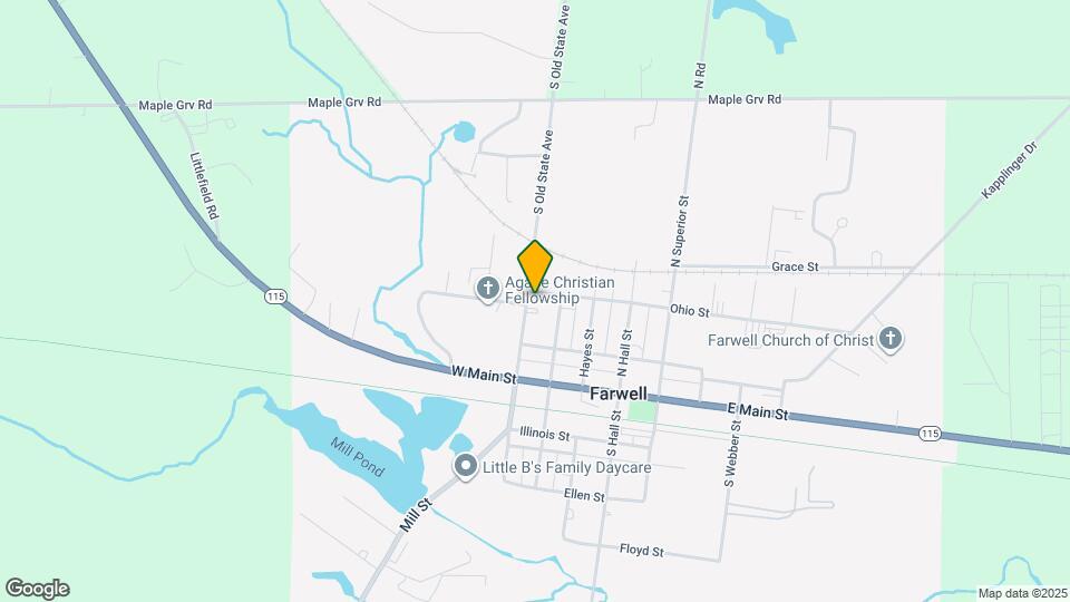 Corning Apartments Map and Location Details