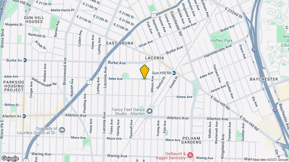 1266 Adee Ave Map and Location Details