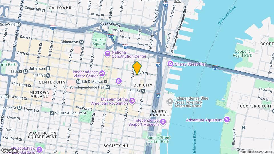 219 Cuthbert St Map and Location Details