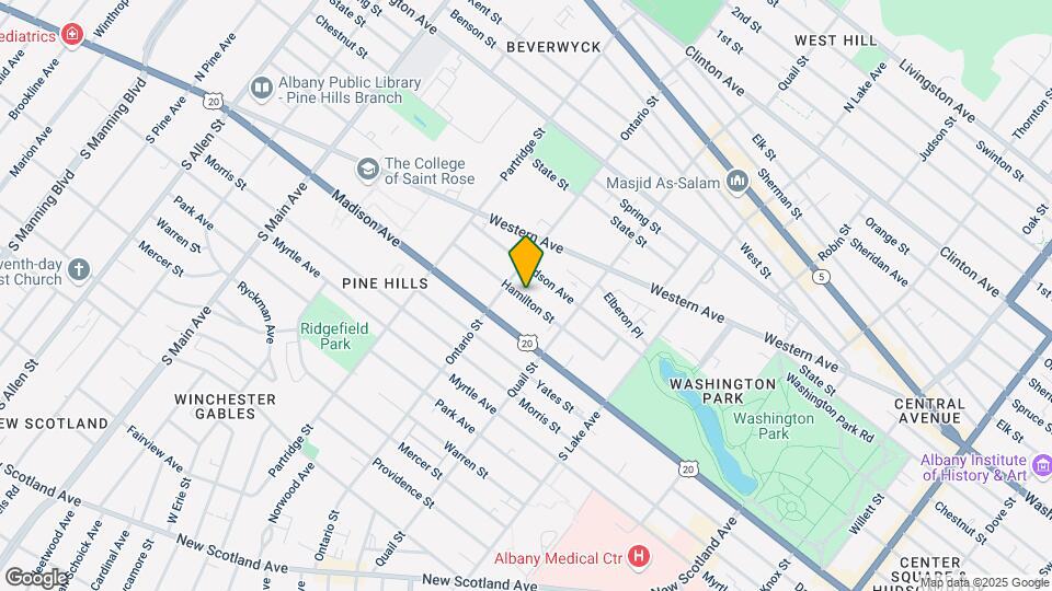 487 Hamilton St Mapa y Detalles de la Ubicación