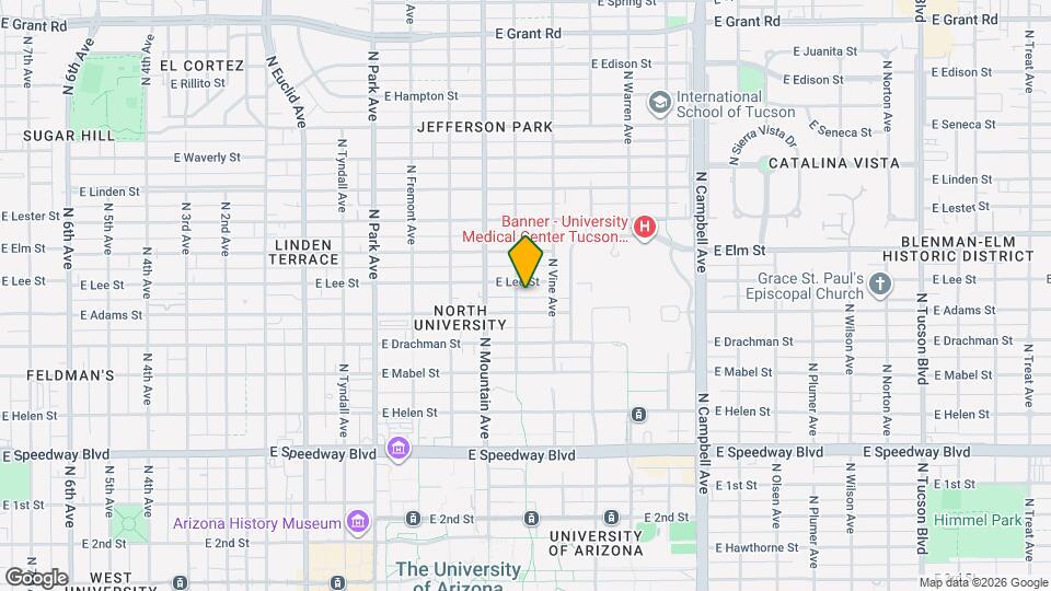 1410 E Lee St Map and Location Details