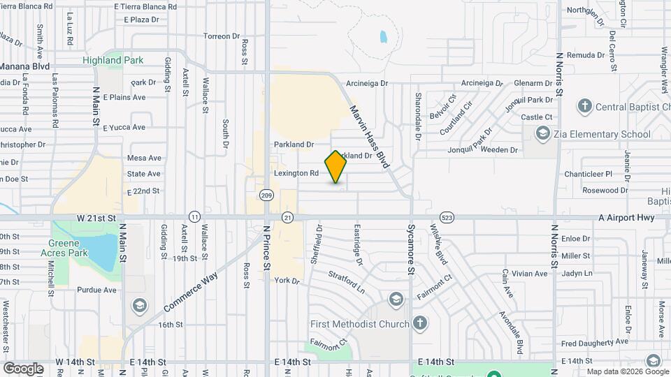 1116 Oakhurst Rd Map and Location Details