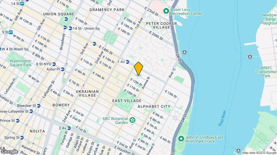 524 E 13th St Map and Location Details