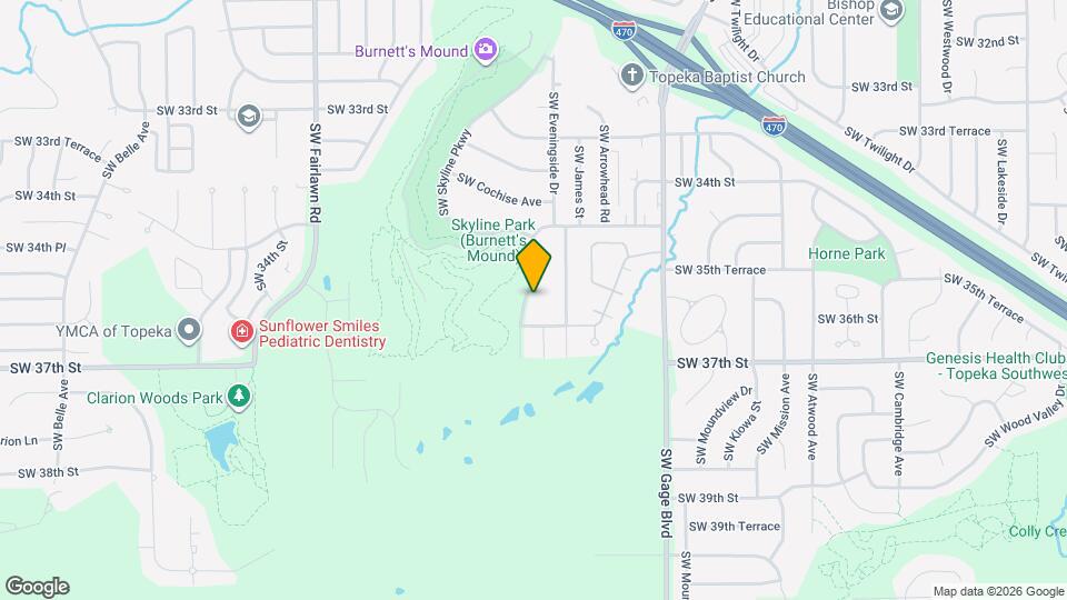 3614 SW Skyline Pkwy Map and Location Details