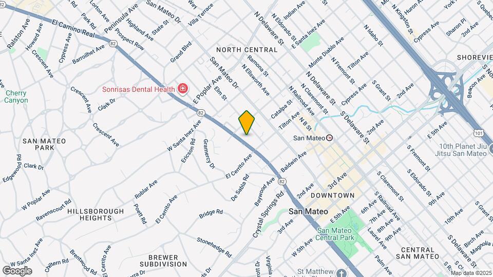 128 N El Camino Real Mapa y Detalles de la Ubicación