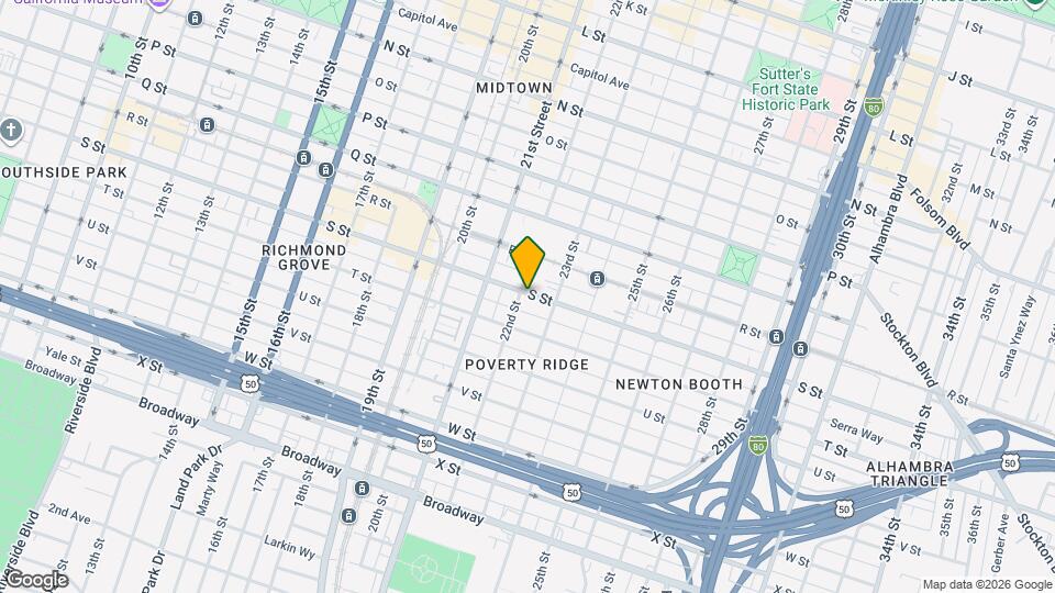 1901 22nd St Map and Location Details