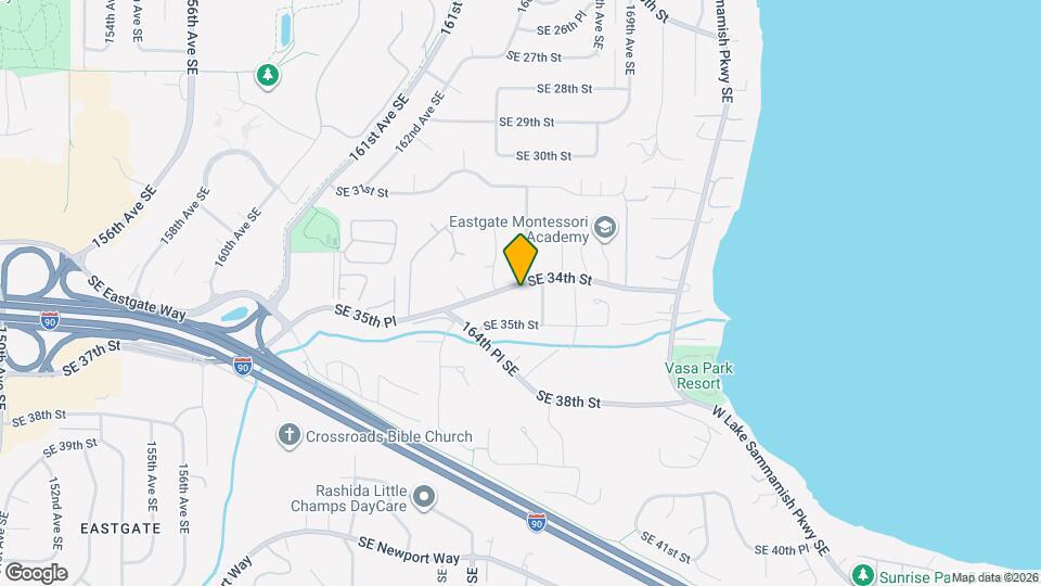 16445 SE 34th St Map and Location Details