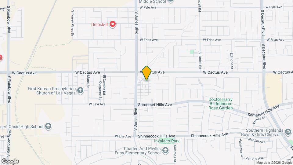 10555 Lessona St Map and Location Details