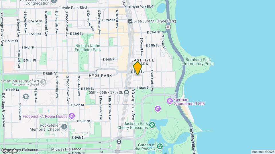 5514 S Cornell Ave Map and Location Details