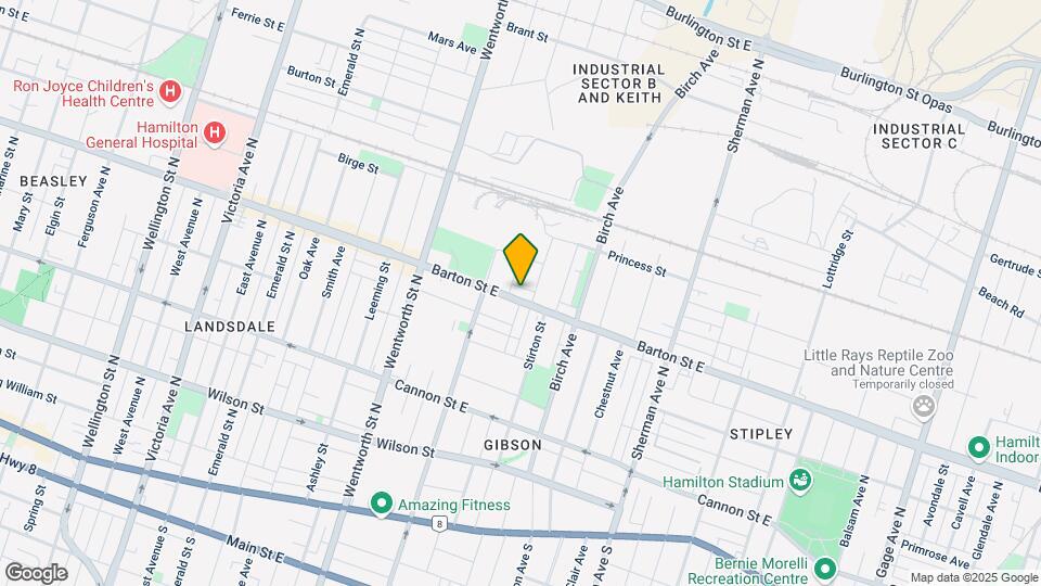 549 Barton St E Map and Location Details
