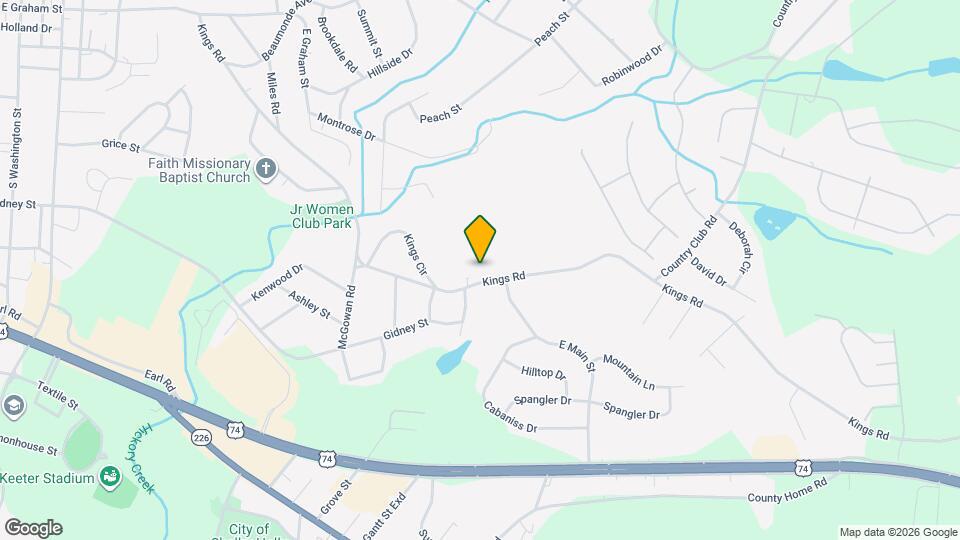 1521 Kings Rd Map and Location Details