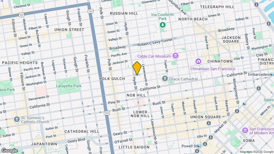 1250 Hyde St Mapa y Detalles de la Ubicación