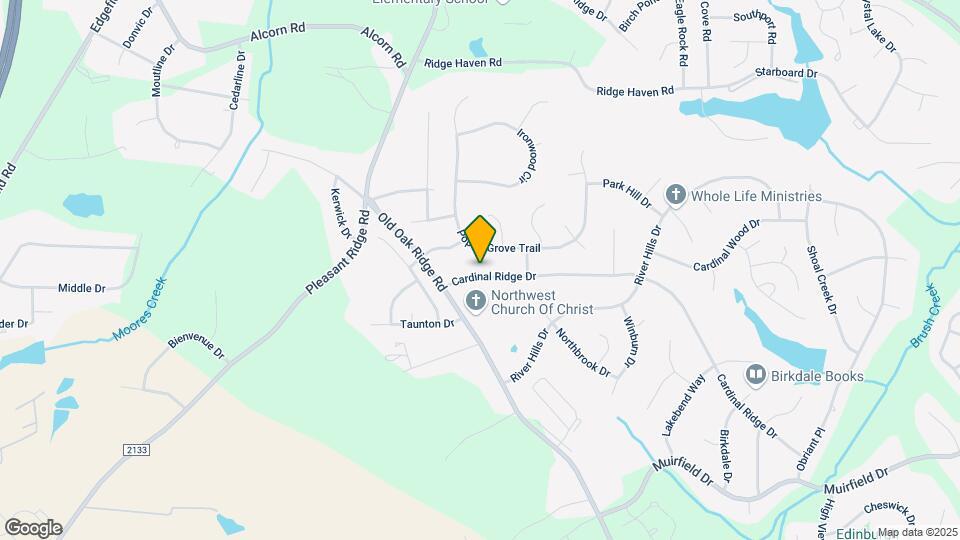 3614 Cardinal Ridge Dr Map and Location Details