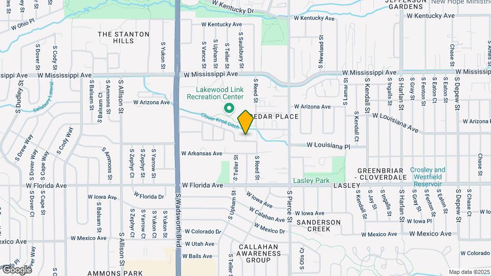 1214 S Saulsbury Ct Map and Location Details