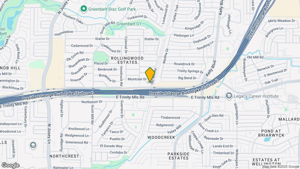 2320 Montclair Cir Map and Location Details