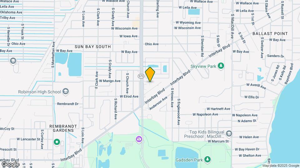 3722 W Mango Ave Map and Location Details