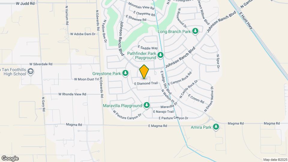 298 E Diamond Trail Map and Location Details