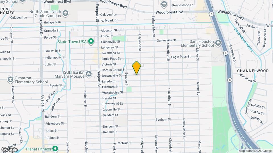 14134 Brownsville St Map and Location Details
