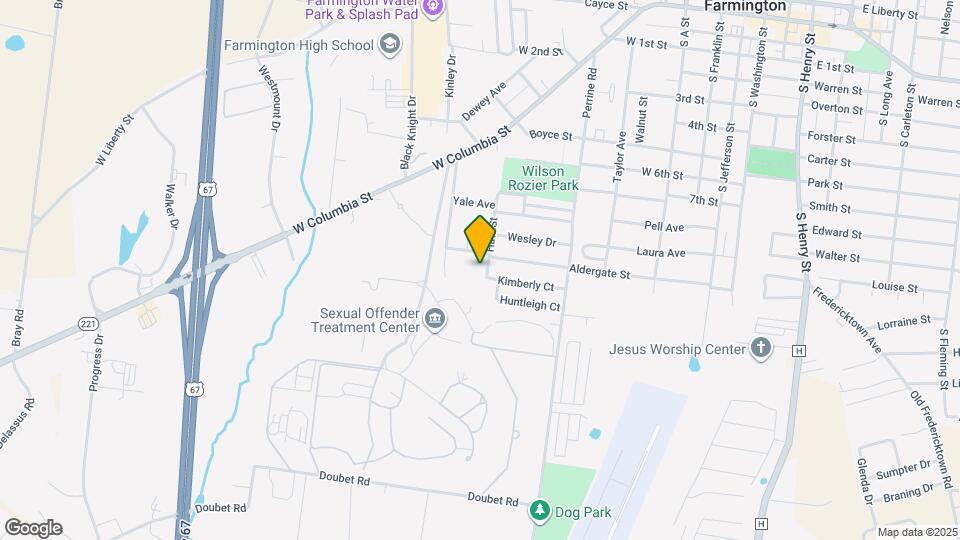 1007 Haw St Mapa y Detalles de la Ubicación