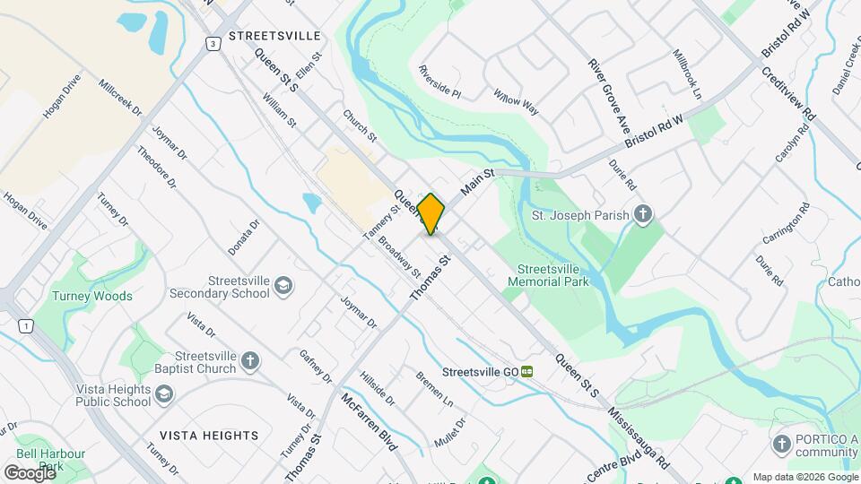 222 Queen St S Map and Location Details