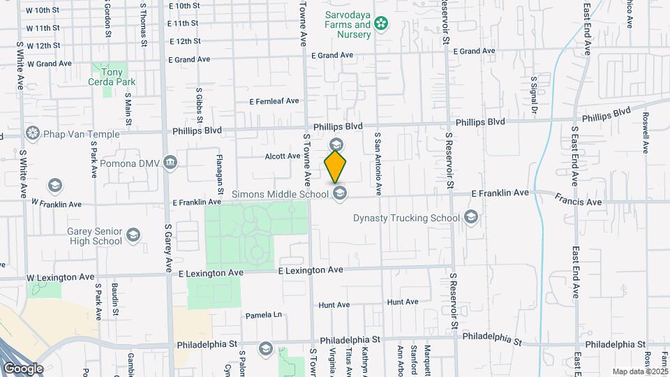 871 E Franklin Ave Map and Location Details