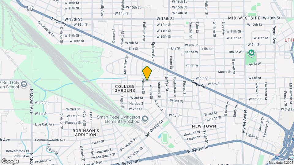 1866 6th St Map and Location Details