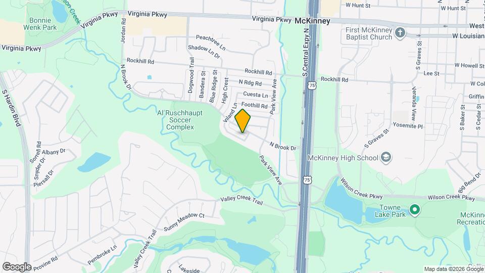 1113 Inland Ln Map and Location Details