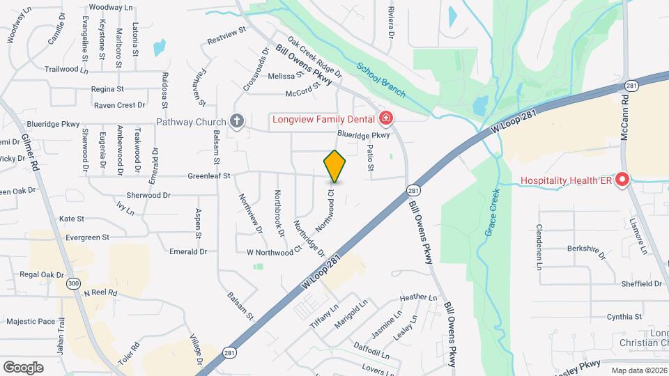 1822 Northwood Ct Map and Location Details