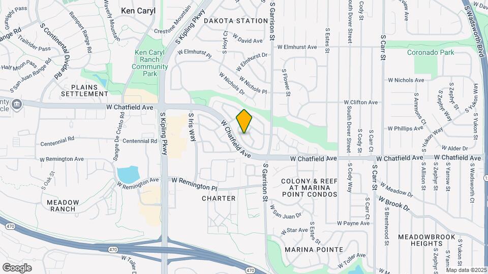 9647 W Chatfield Ave Map and Location Details