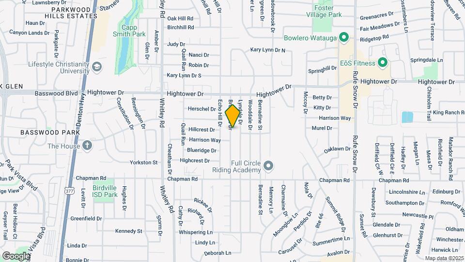6912 Brookdale Dr Map and Location Details