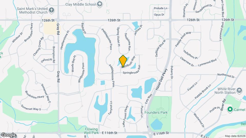 12423 Windbush Way Map and Location Details