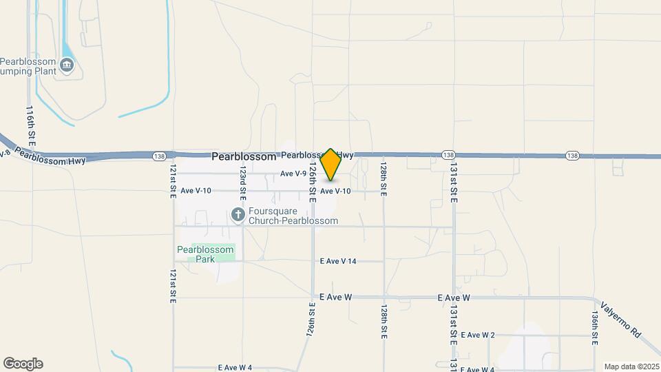 12633 E Avenue V10 Map and Location Details
