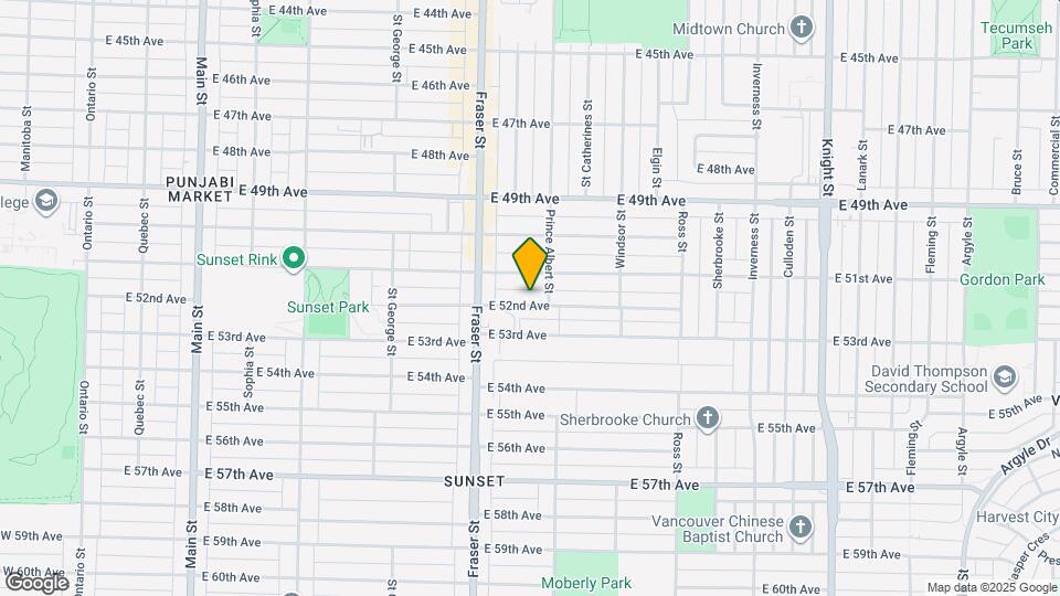 783 E 52nd Ave Map and Location Details