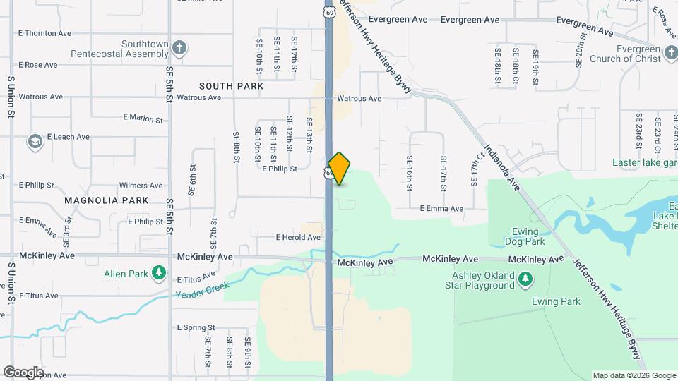 4421 SE 14th St, Unit 201 Map and Location Details