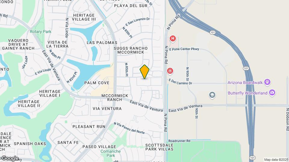 8649 E Royal Palm Rd Map and Location Details
