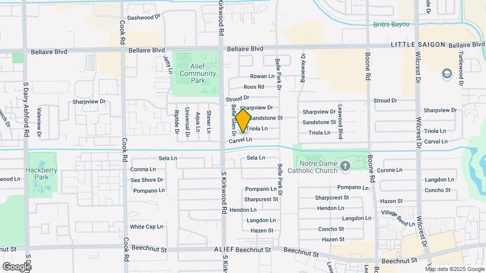 11802 Carvel Ln Map and Location Details