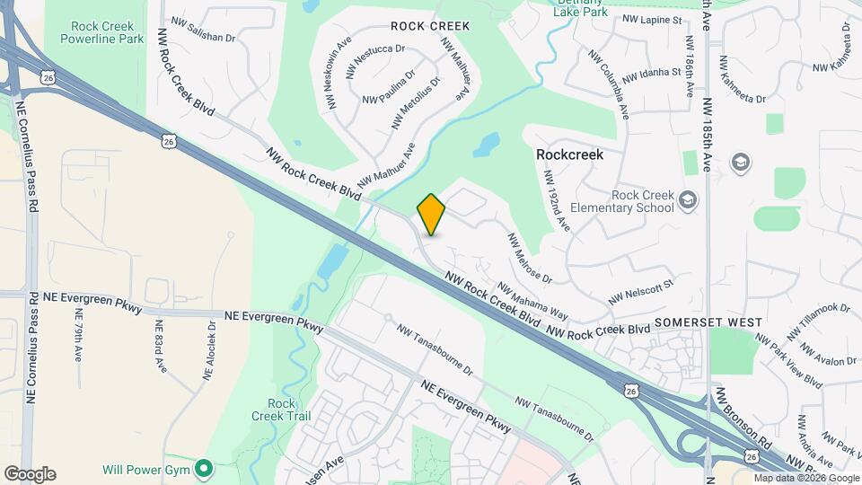 19877 NW Rock Creek Blvd Map and Location Details