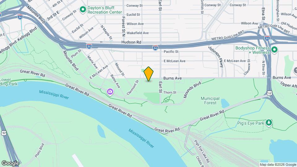 1020 Burns Ave, Unit 1020 A Mapa y Detalles de la Ubicación