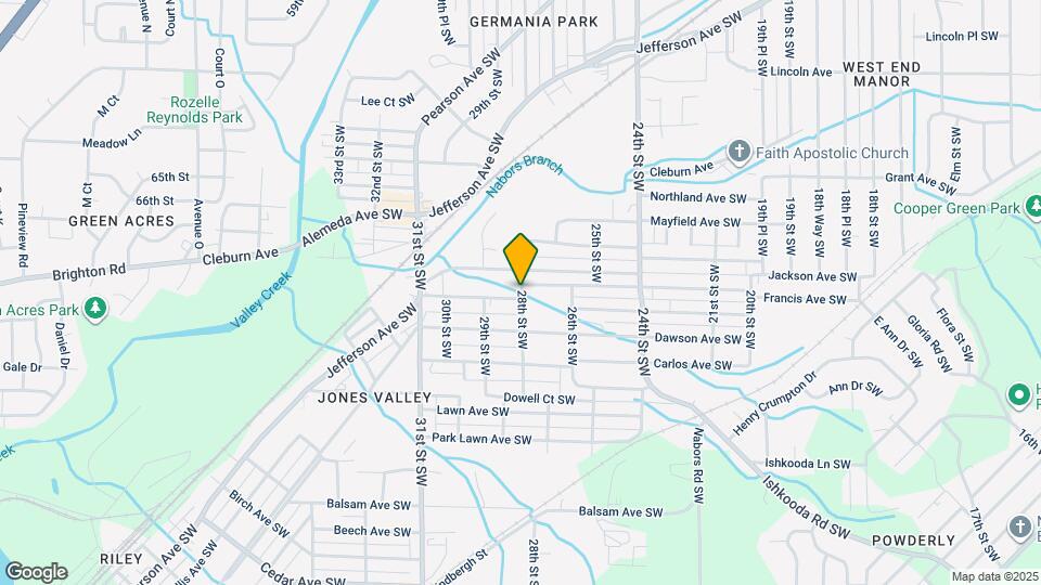 1738 28th St SW Map and Location Details
