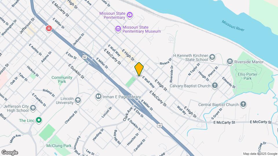 1103 E McCarty St, Unit A Map and Location Details