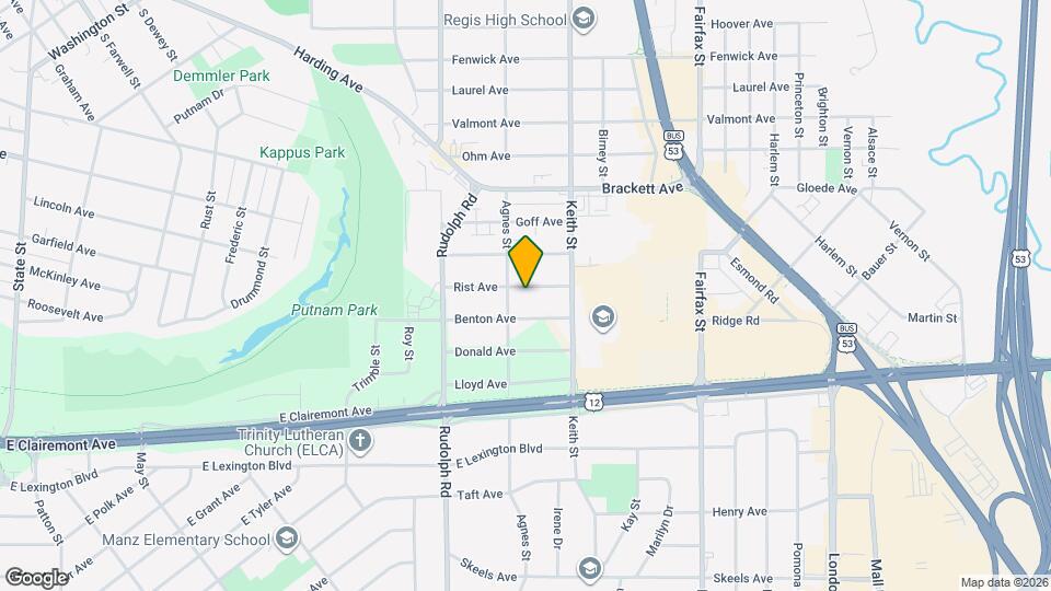 1815 Rist Ave Map and Location Details