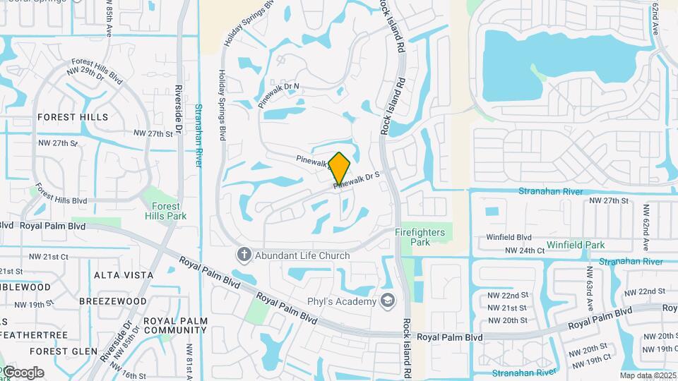 7464 Pinewalk Dr S Map and Location Details