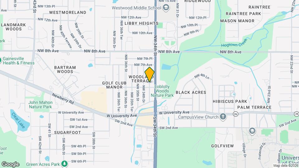 507 NW 34th Ter Map and Location Details