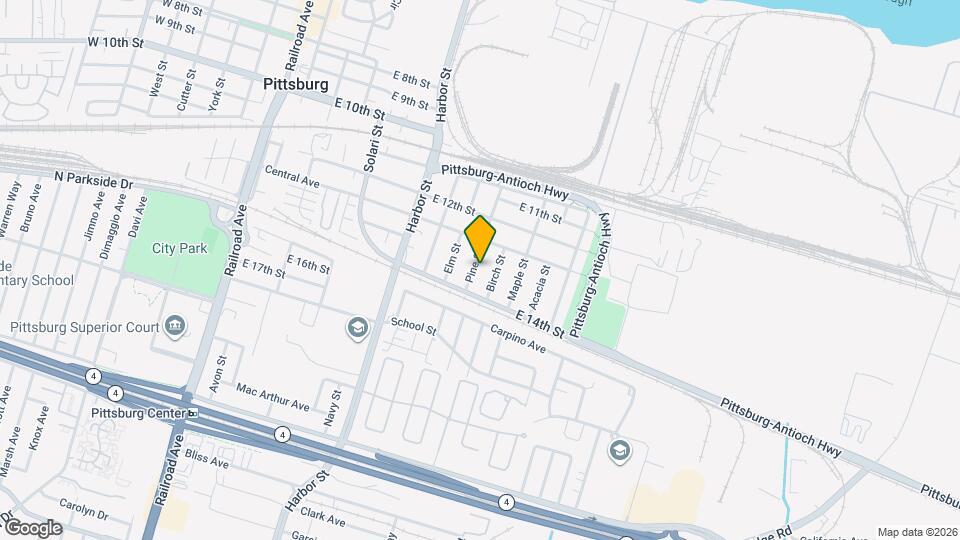 1353 Pine St Map and Location Details